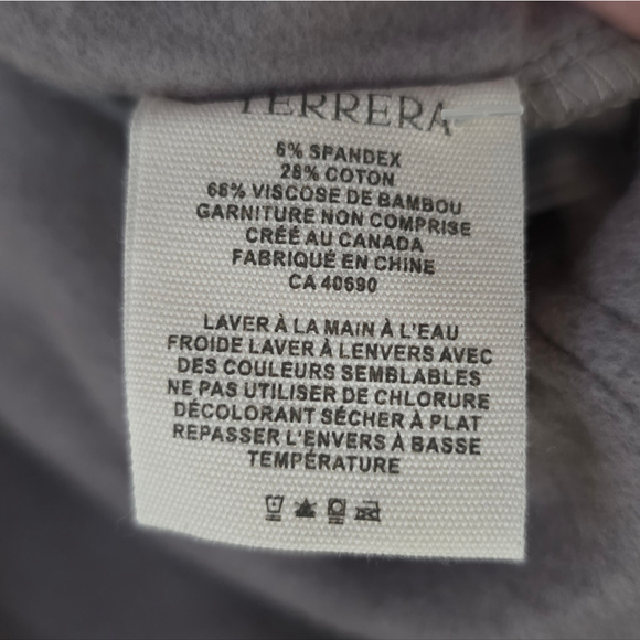 Terrera Helen Drawstring Jacket Coat Taupe Bamboo Blend Lightweight NEW - Picture 12 of 12